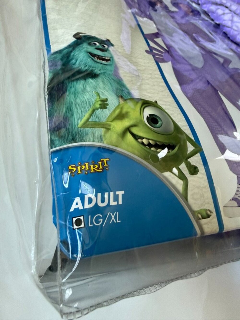 Disney Pixar Randall Adult L/XL Monsters Inc Halloween Costume Purple Spirit - Picture 4 of 12